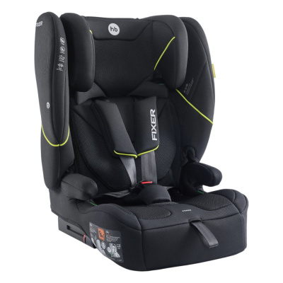 Автокресло Happy Baby Fixer total black 01